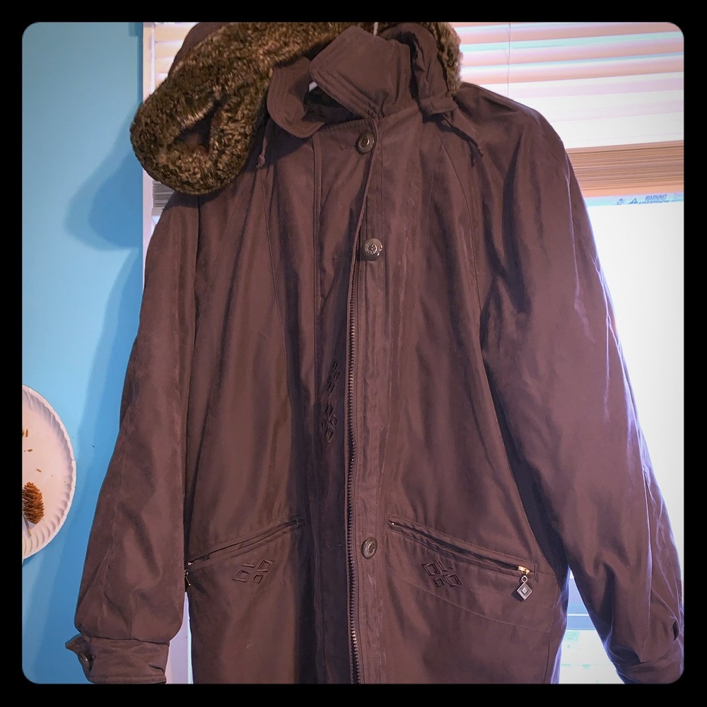 Purple women’s winter coat